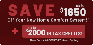 Home Comfort Discount Warrenton - Save in Tax Credits!